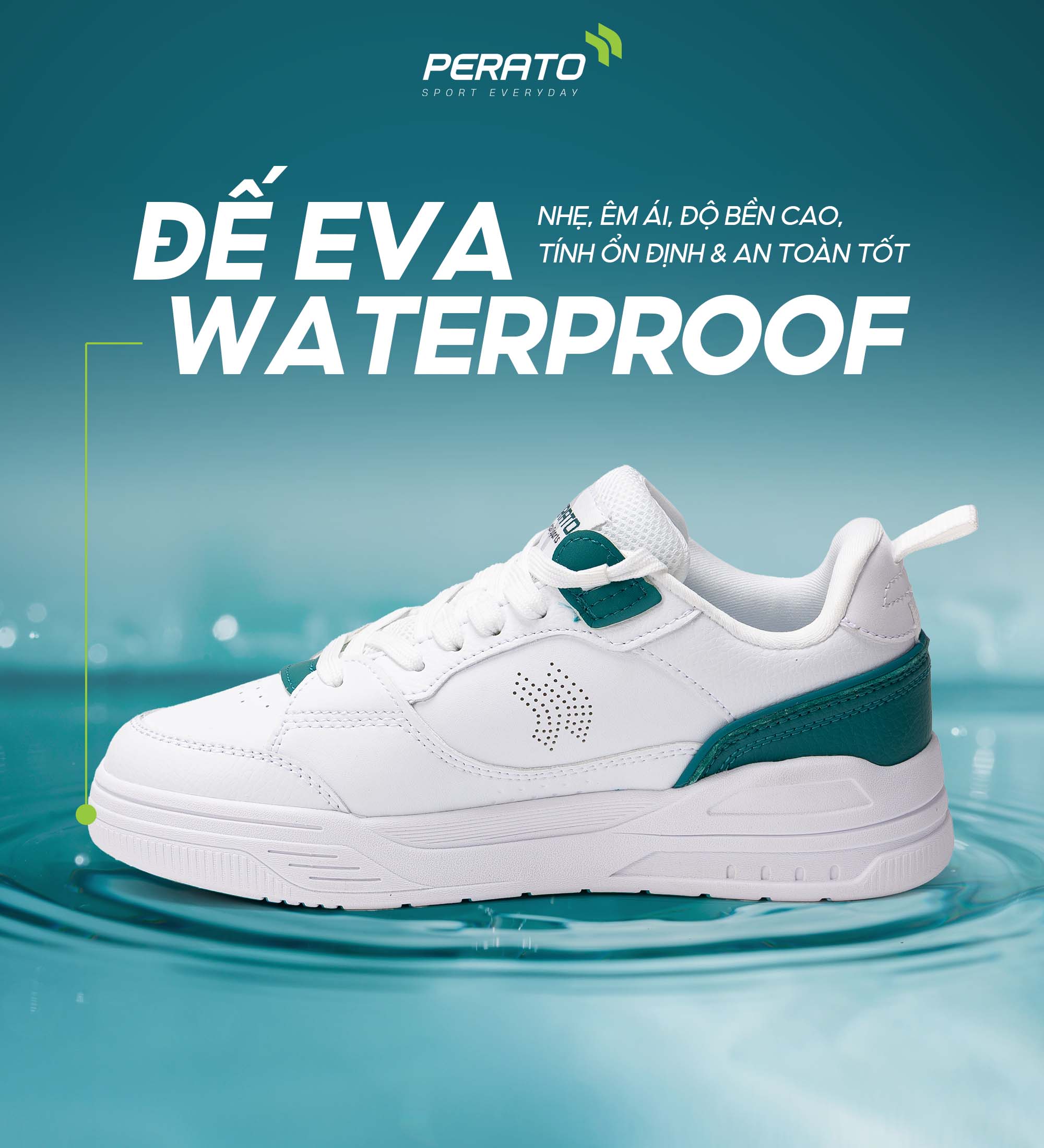 Giày Sneaker Nam PERATO Phong Cách Thể Thao Lifestyle L0GIS5M010