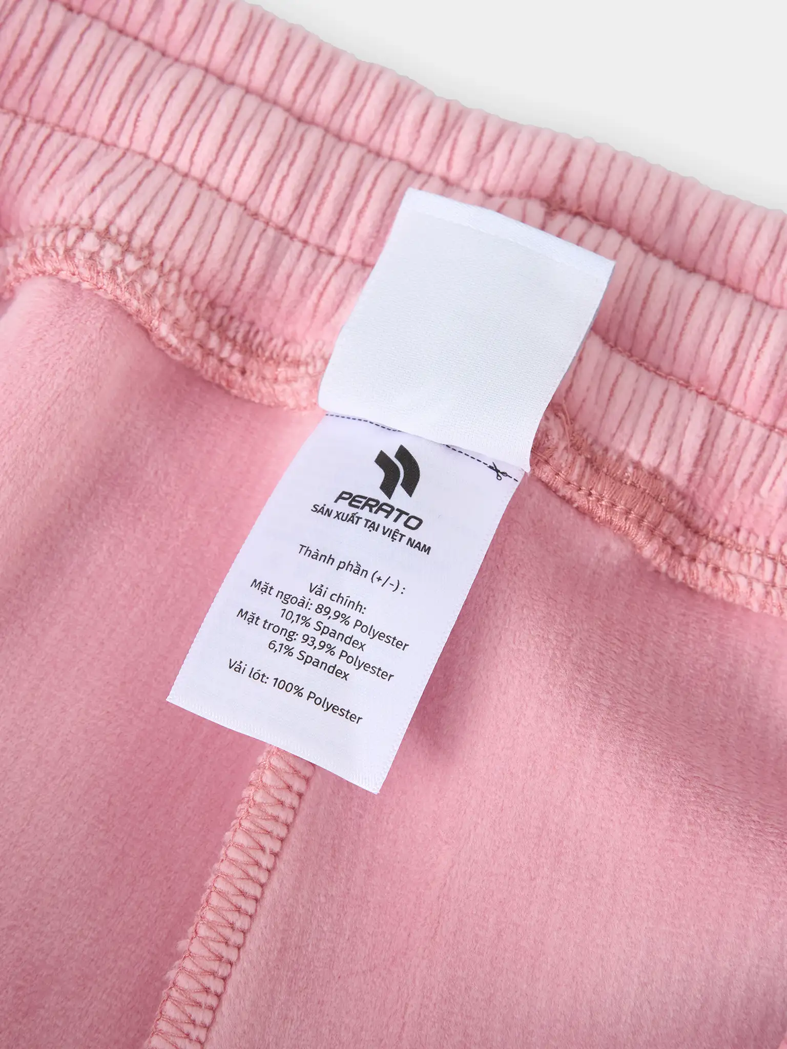 Quần Dài Nữ Nỉ Nhung PERATO Lifestyle Phom Regular LBQNW5W013