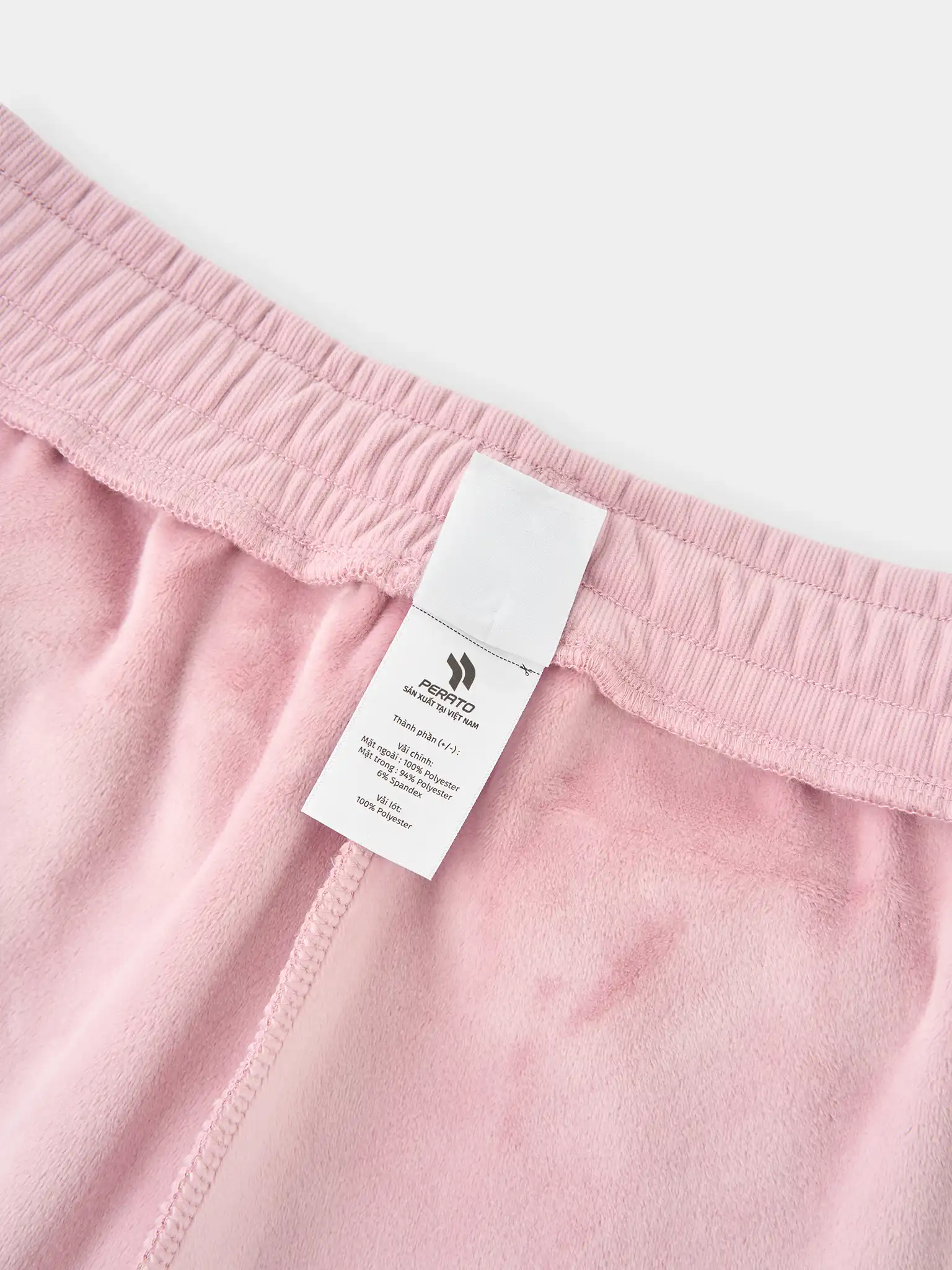 Quần Nỉ Nữ PERATO Lifestyle Ống Suông Lót Lông Mịn Cực Ấm L0QNW5W017