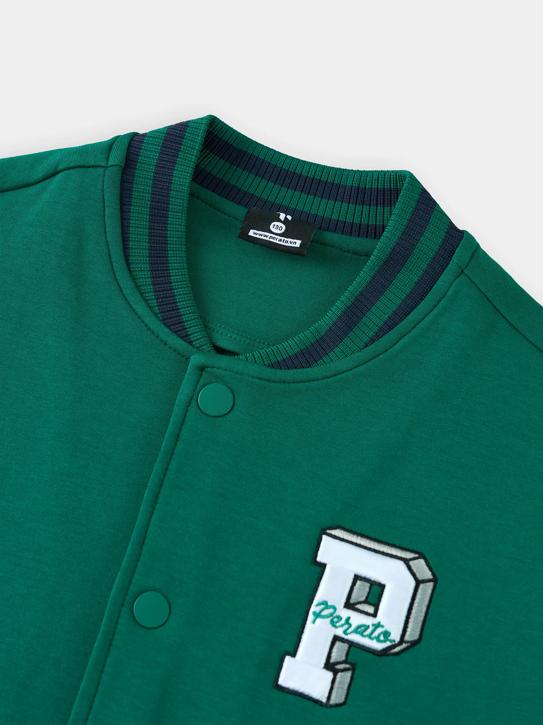 Áo Khoác Bomber Bé Trai Chất Nỉ PERATO Basketball B0KNW5B015