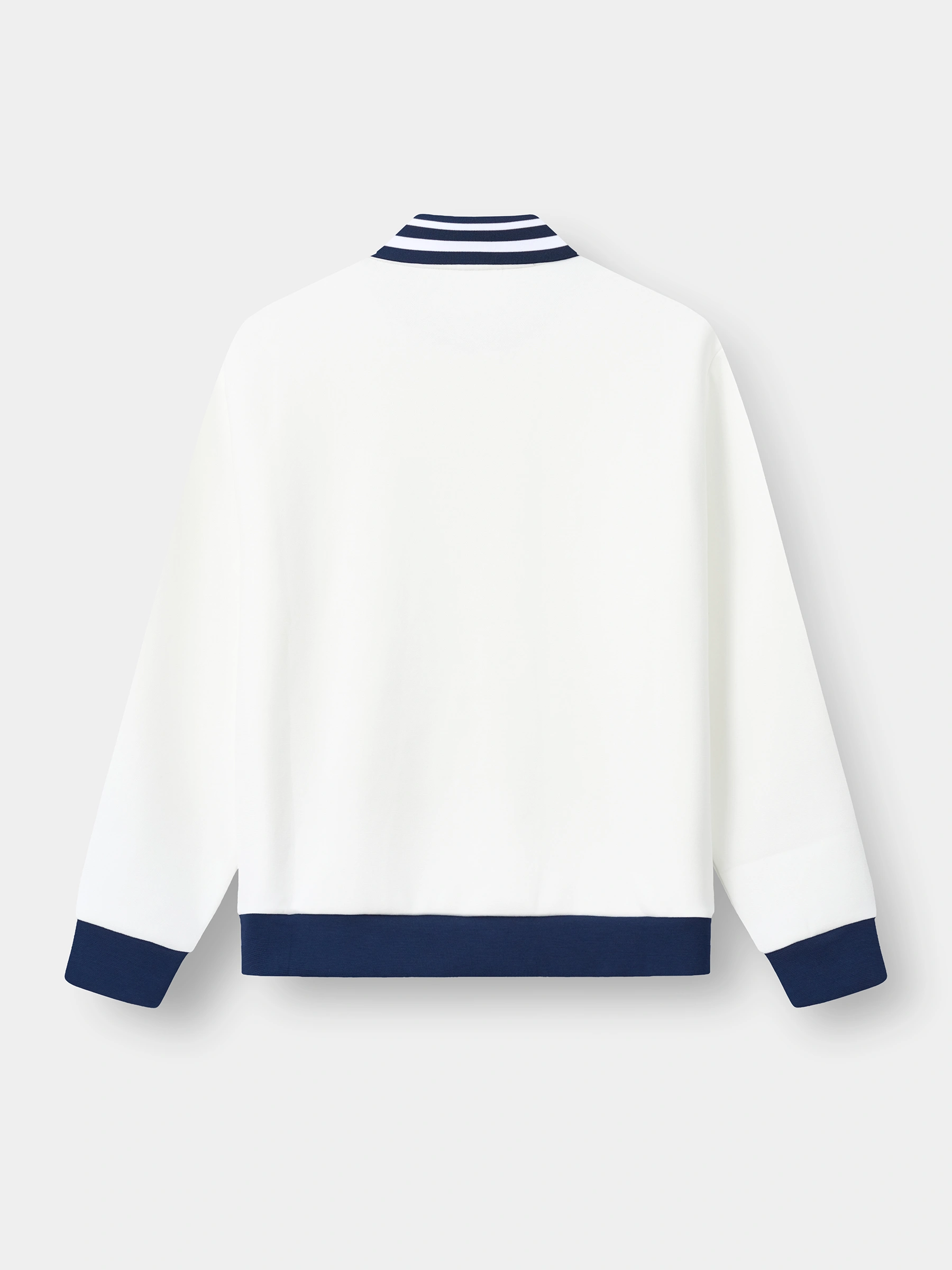 Áo Polo Dài Tay Nữ PERATO Phối Cổ Phom Loose L0PDW5W007