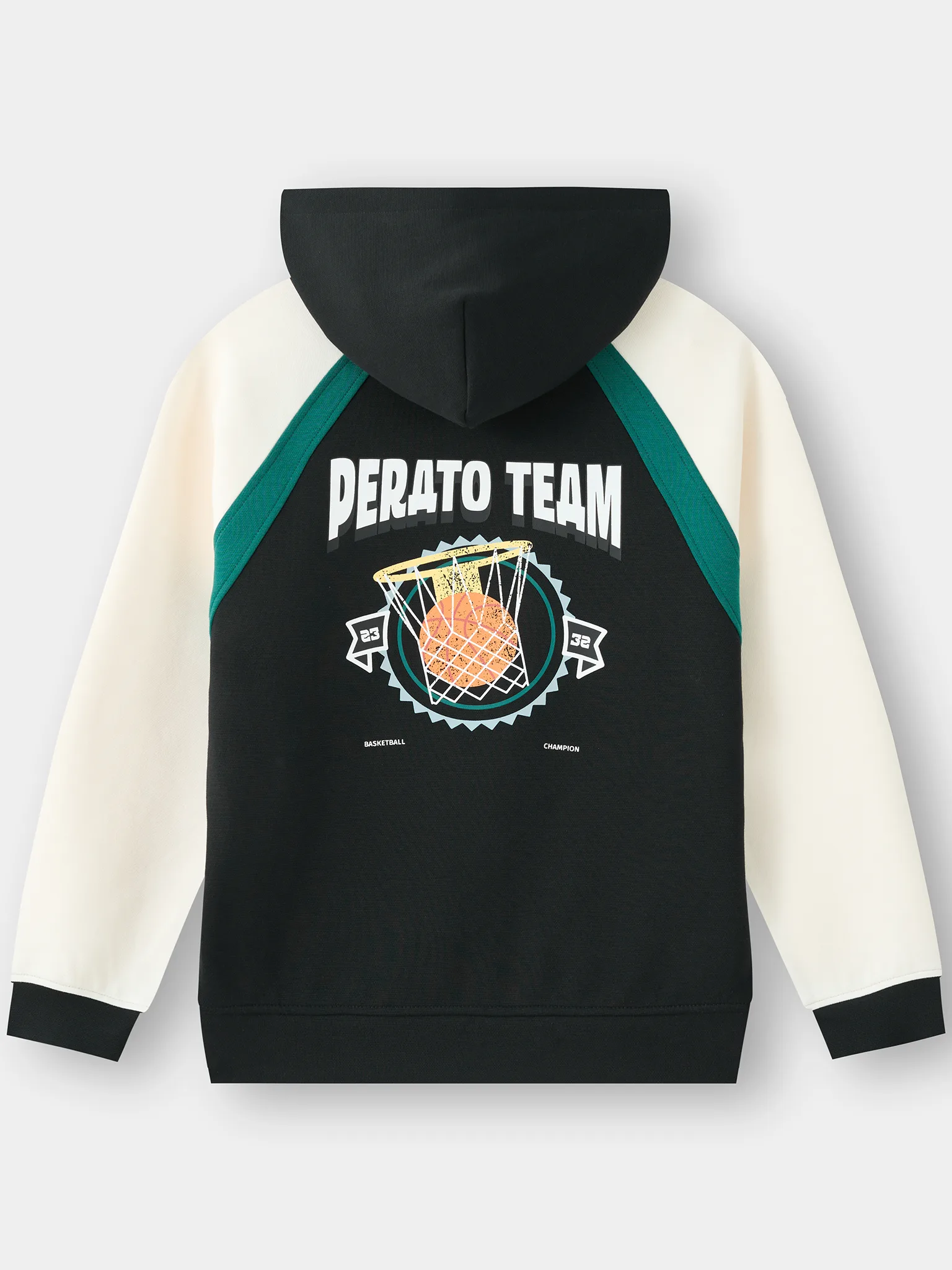 Set Bộ Nỉ Hoodie Bé Trai Phong Cách Baseketball Năng Động BBNHW5B002