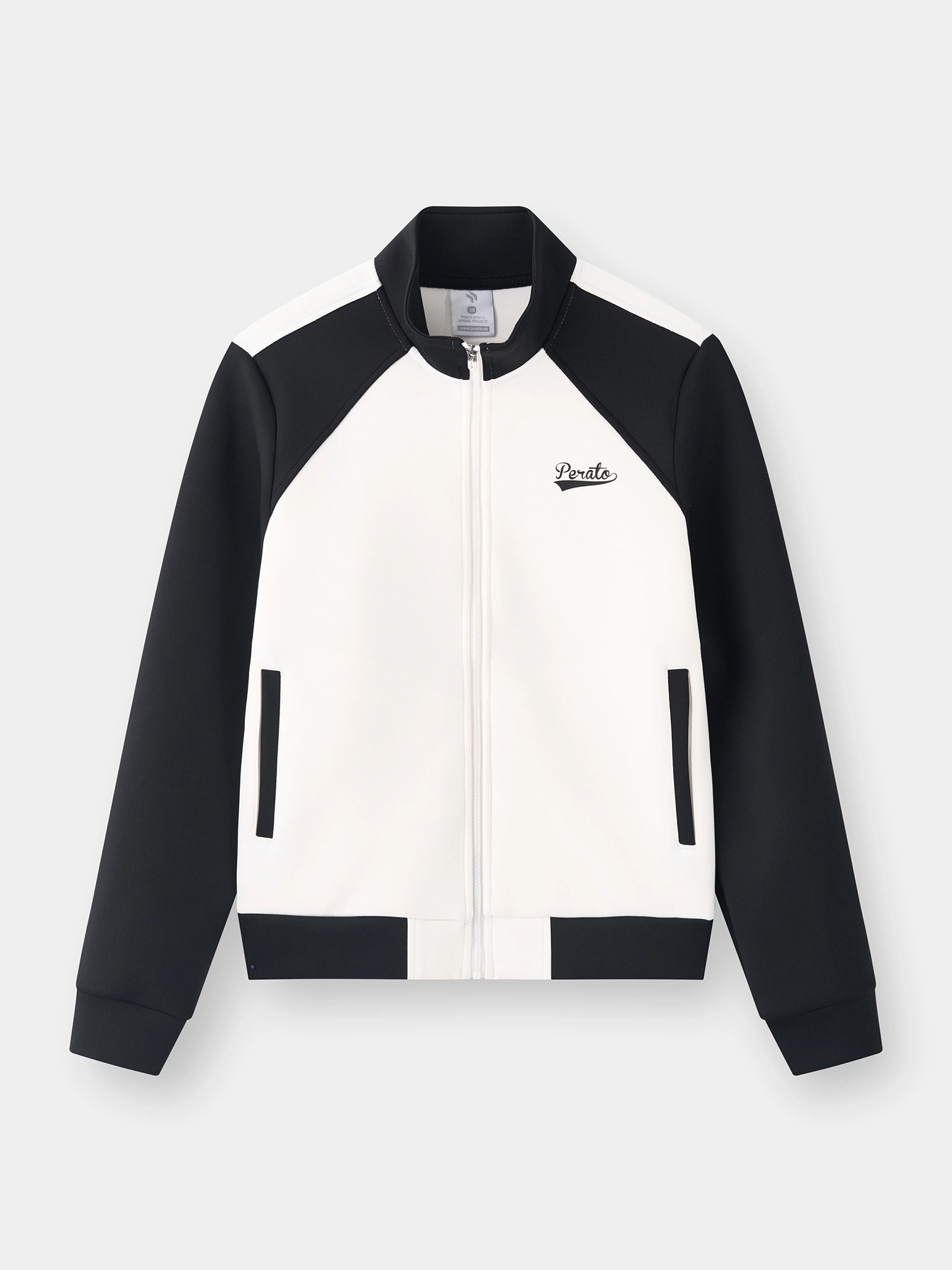 Áo Nỉ Khóa Nữ PERATO Phong Cách Training Can Phối LBQNW5W005XBI001