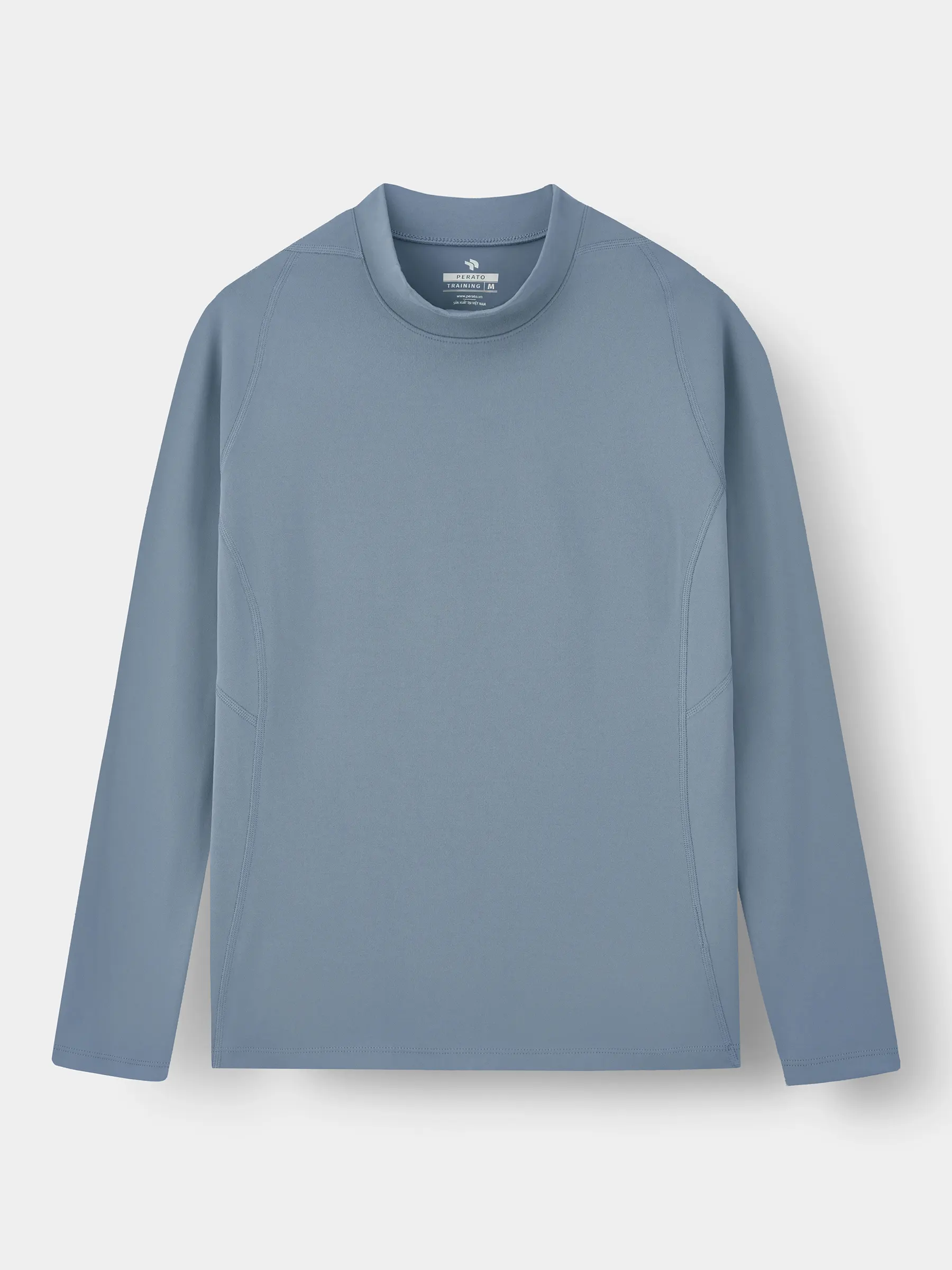 Áo Giữ Nhiệt Nam Cổ 3 Phân BioFlex Fleece PERATO Phong Cách Training T0GNW5M003