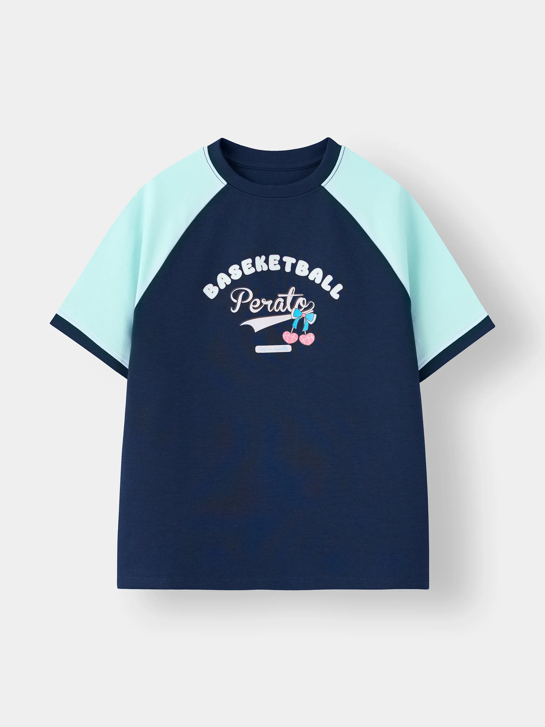 Áo Thun Bé Gái PERATO Phong Cách Lifestyle L0TSS5G003