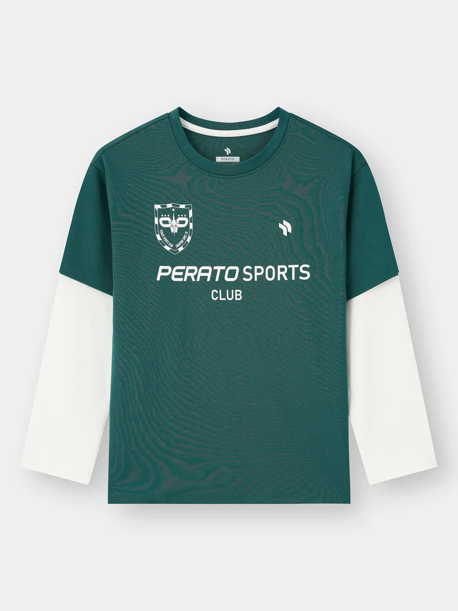 Áo Thun Dài Tay Bé Trai PERATO Phong Cách Lifestyle L0TDW5B012