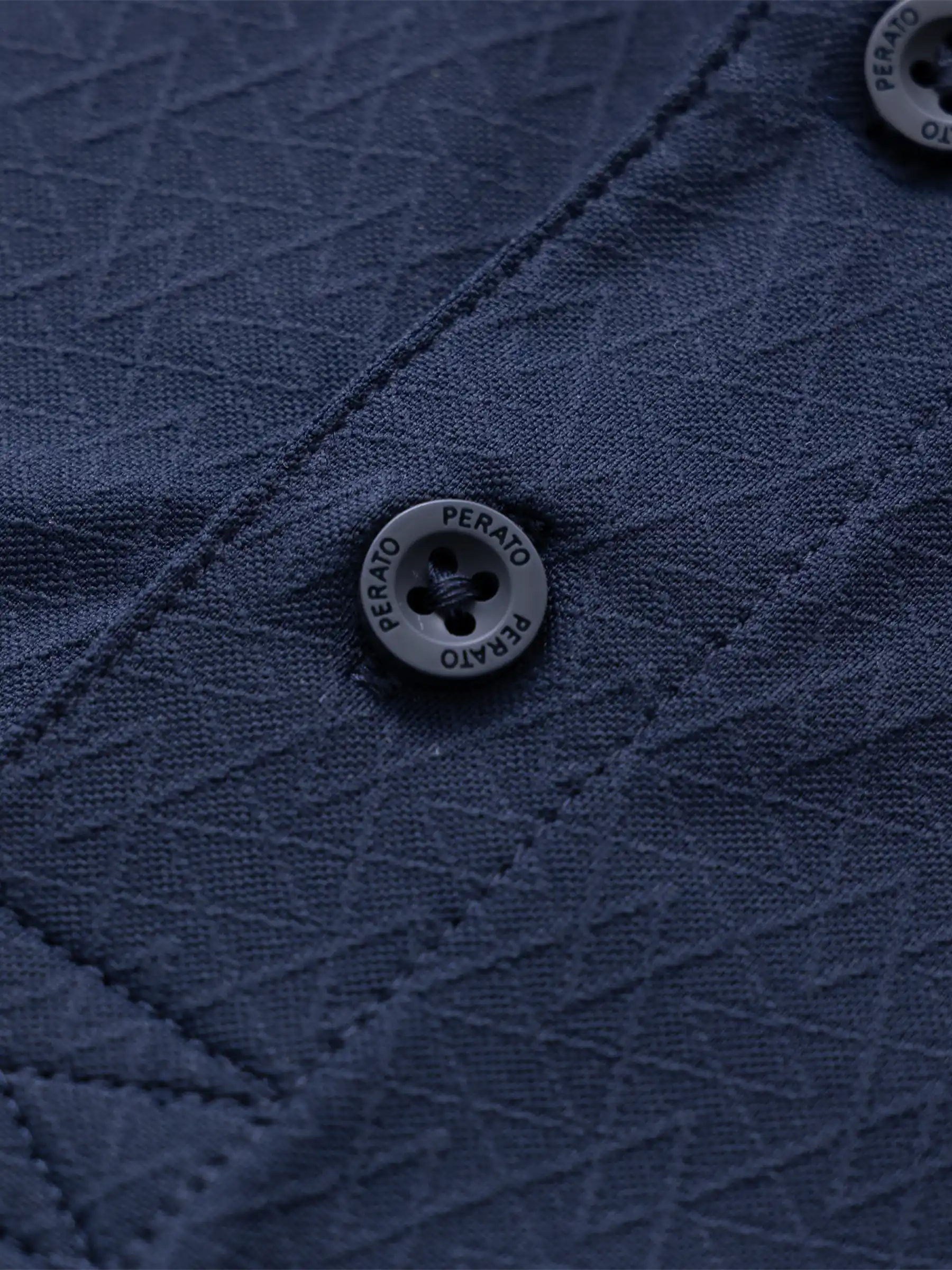 Áo Polo Nam Traing PERATO Dệt Jacquard Phom Regular T0PLS5M033