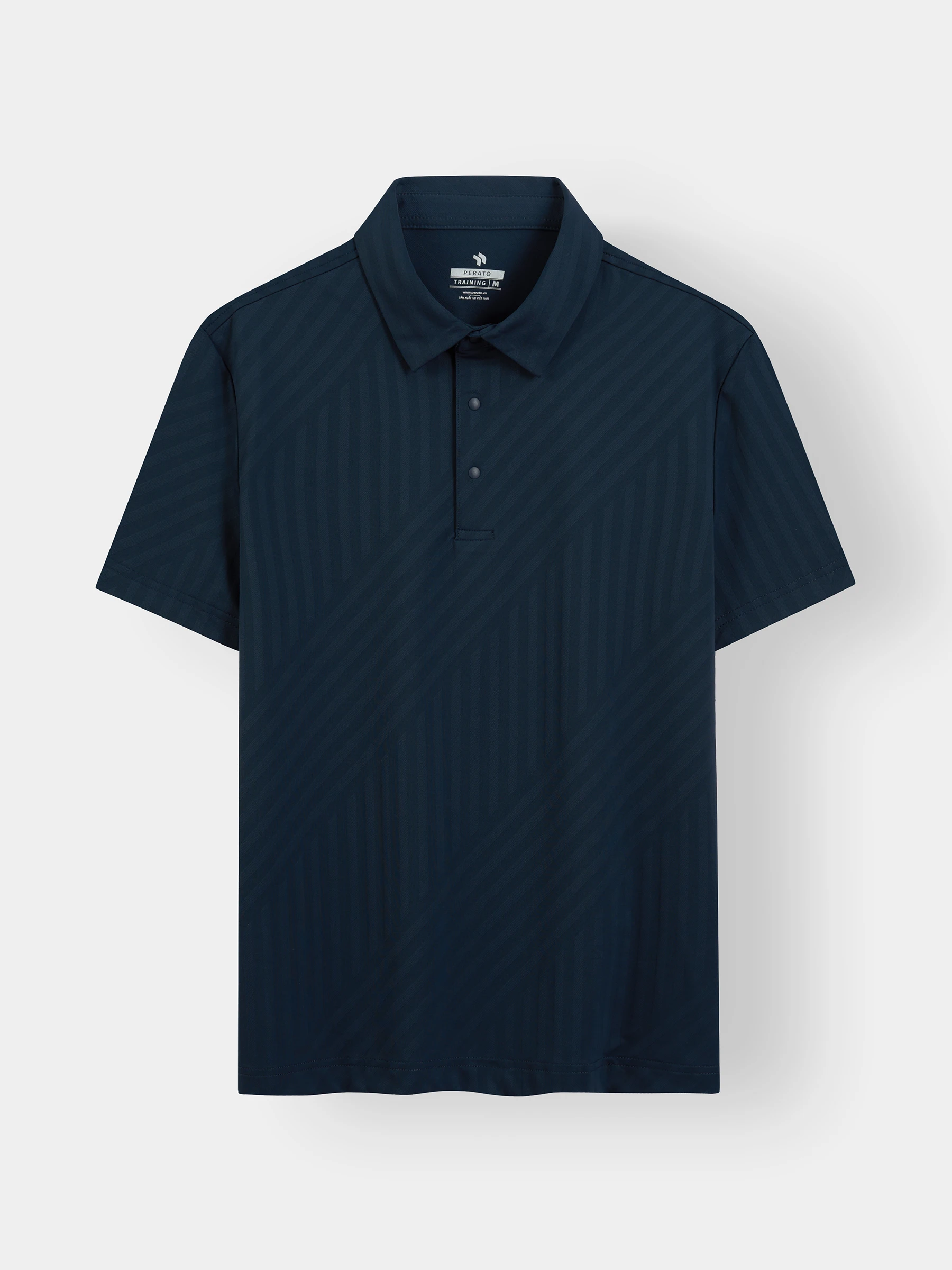 Áo Polo Nam PERATO Phong Cách Training Họa Tiết T0PLS5M034