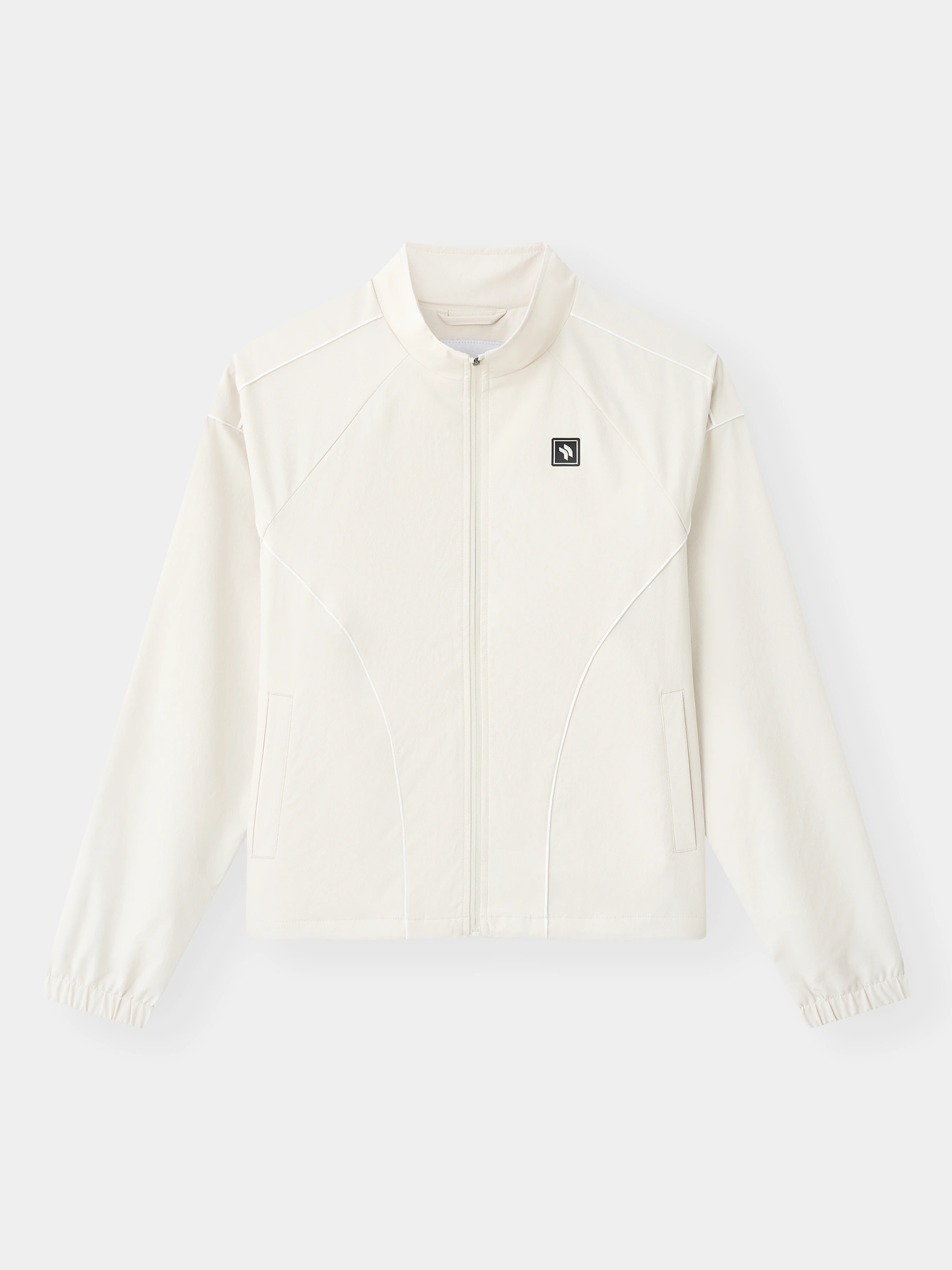 Áo Khoác Gió Nữ PERATO Cổ Dựng 2 Lớp Phối Line TBKGW5W024