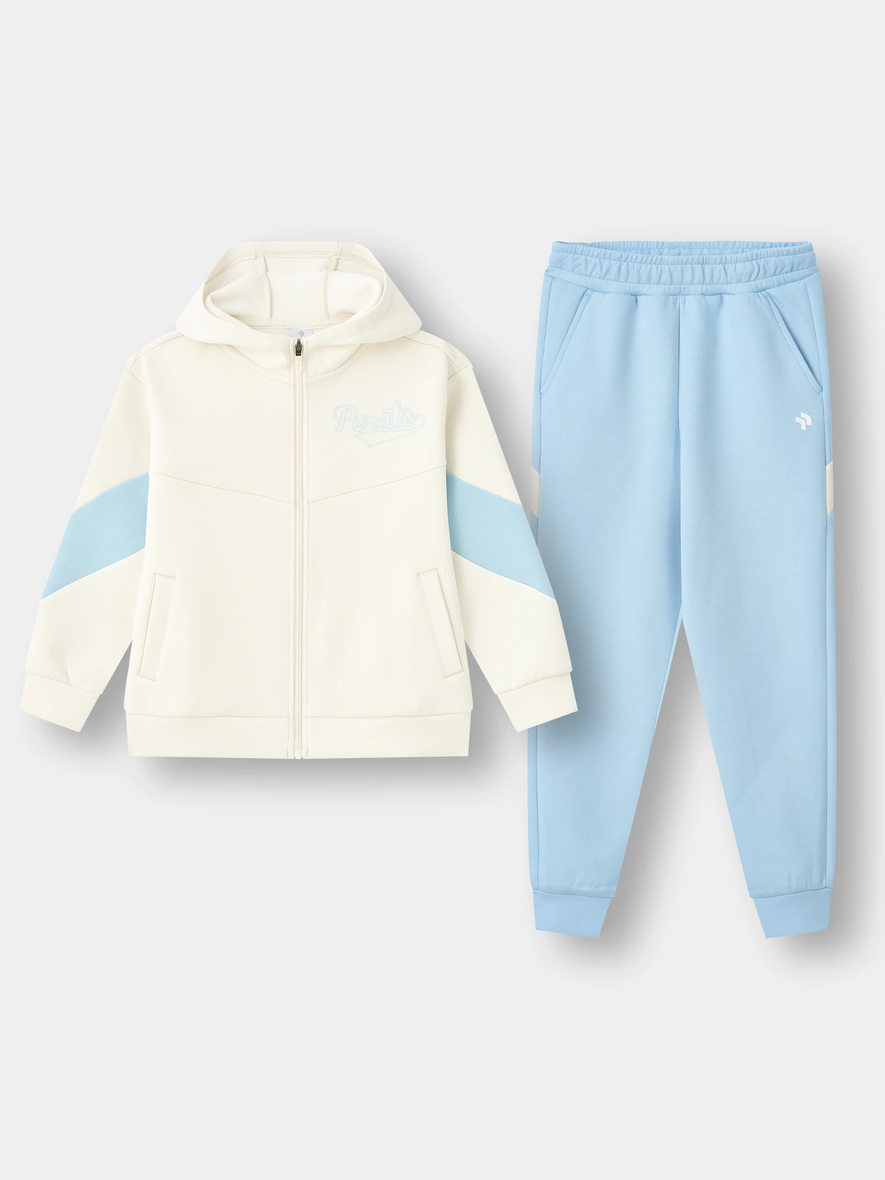 Set Bộ Nỉ Khóa Bé Gái PERATO Phong Cách Basketball BBNKW5G012