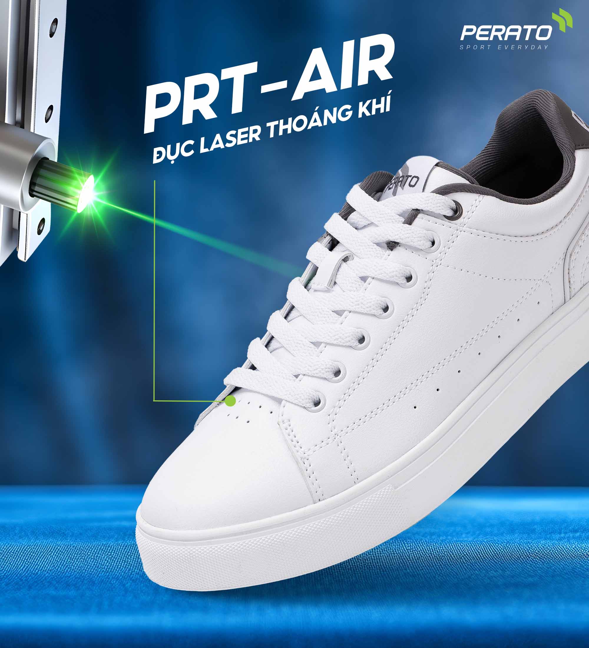 Giày Sneaker Nam PERATO Phong Cách Lifestyle L0GIS5M009