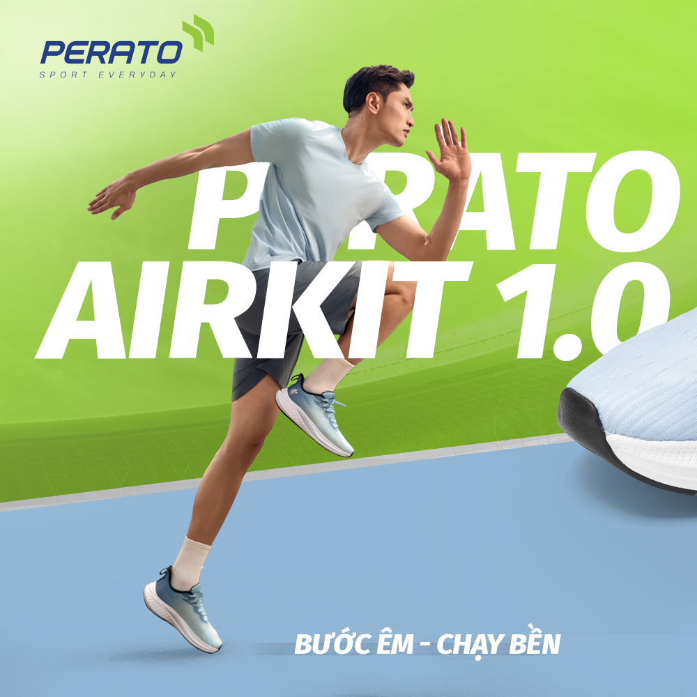 Giày Thể Thao Chạy Bộ Running PERATO AIRKIT 1.0 R0GIS5M005