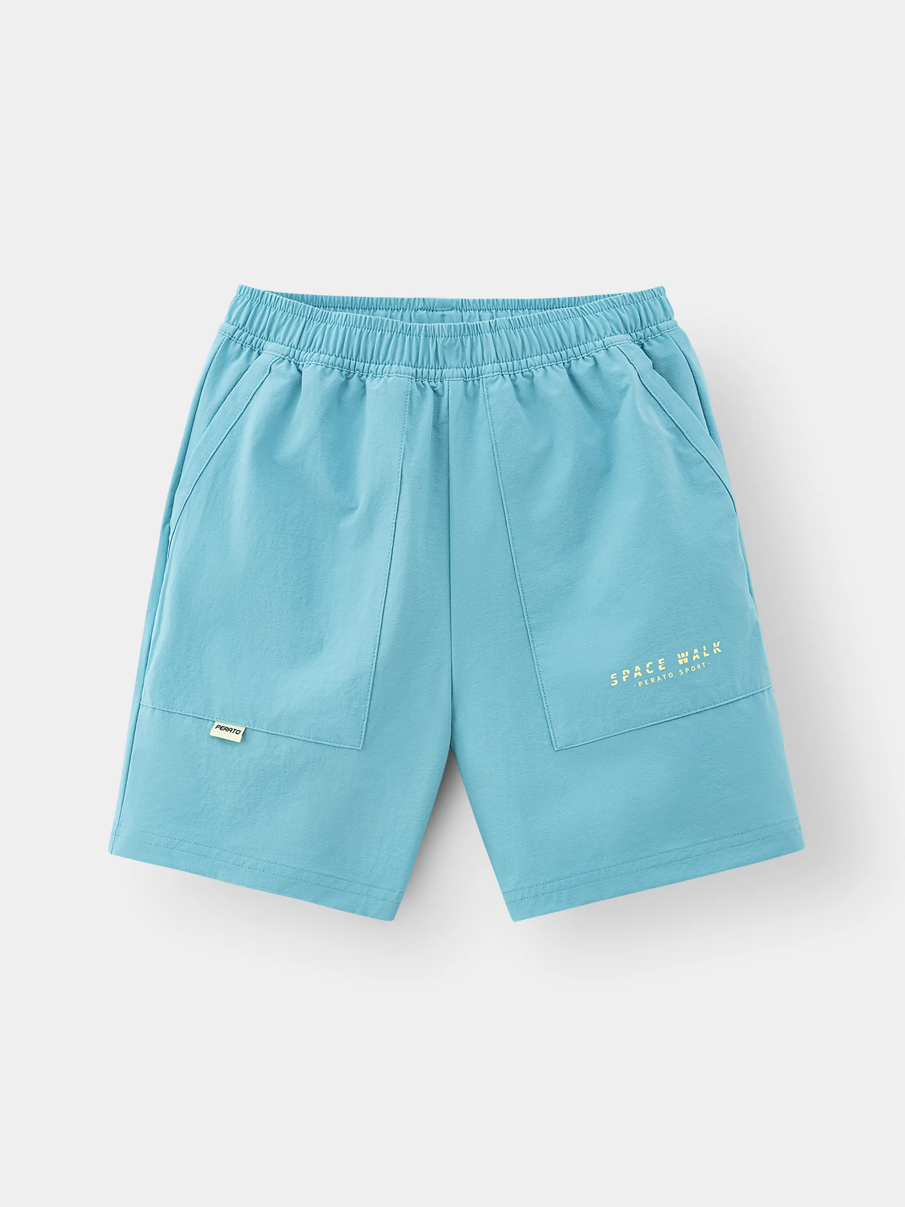 Quần Short Bé Trai PERATO Cạp Chun Phom Loose Fit L0SCS5B004