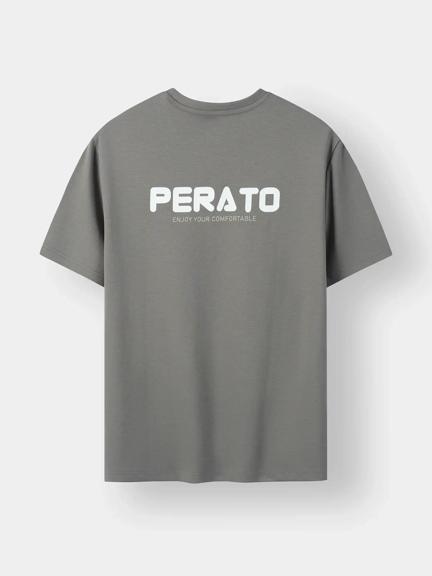 Áo Thun Nam PERATO Phong Cách Lifestyle In Lưng L0TSS6M199