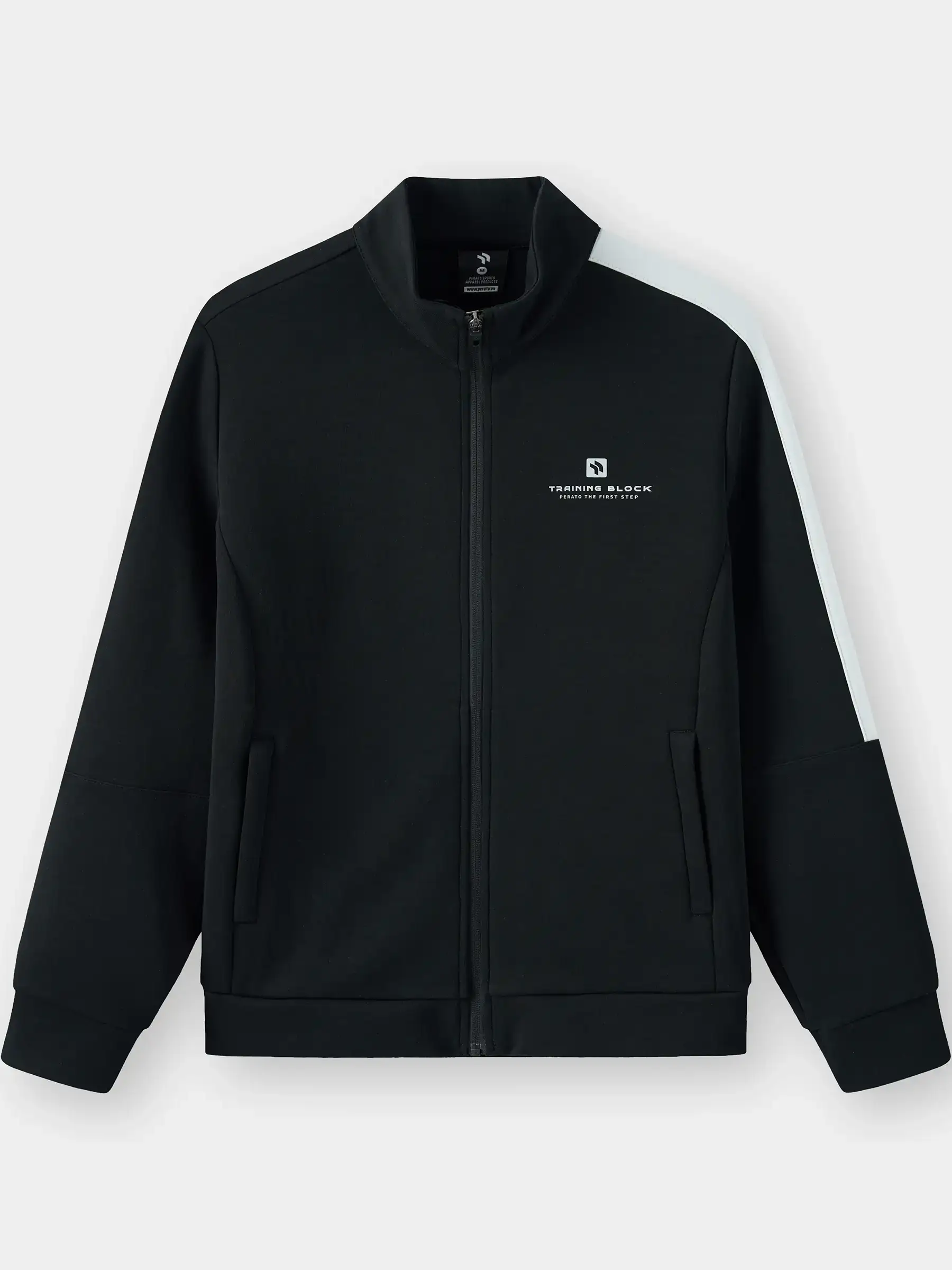 Áo Nỉ Khóa Nam PERATO Can Phối Phong Cách Training TBKNW5M012