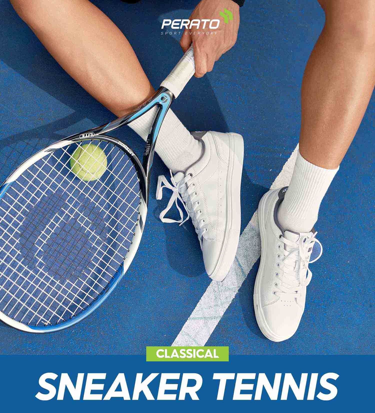 Giày Sneaker Nam PERATO Phong Cách Lifestyle L0GIS5M009