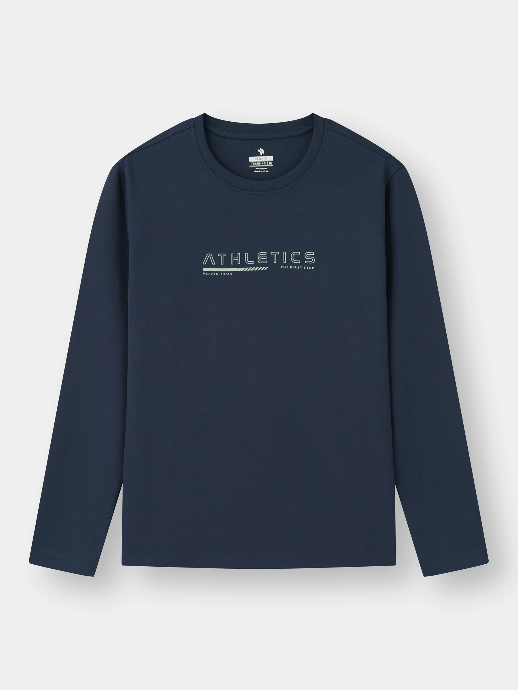 Áo Thun Dài Tay Nam PERATO Phong Cách Training T0TDW5M005