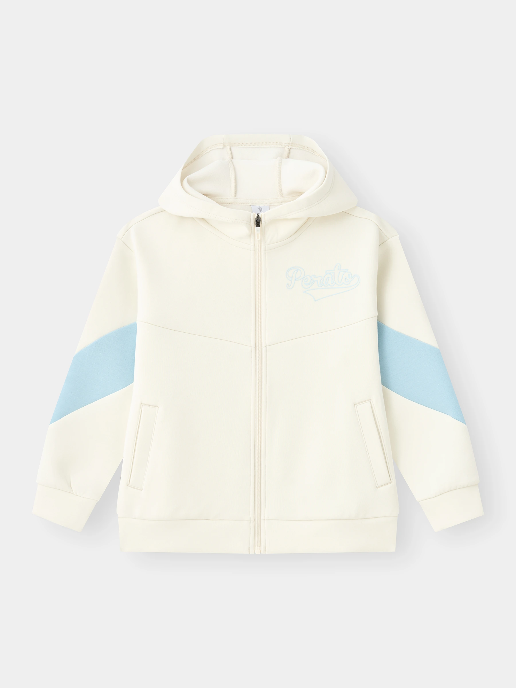 Áo Nỉ Khóa Có Mũ Cho Bé Gái PERATO Phong Cách Basketball BBKNW5G012