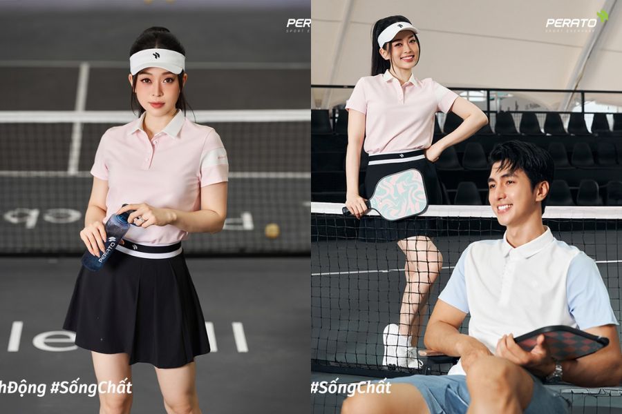 Perato Sports x Diễn viên Bình An & Á hậu Phương Nga