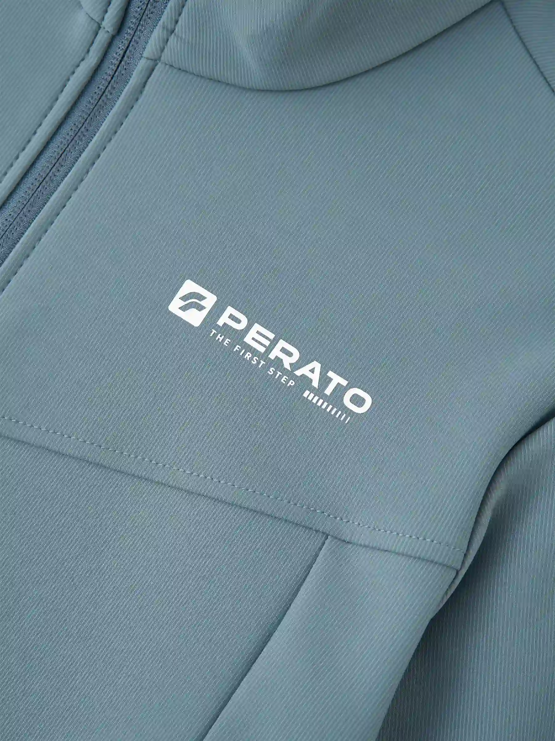 Áo Nỉ Khóa Nam PERATO Training Cổ Dựng Regular TBKNW5M041