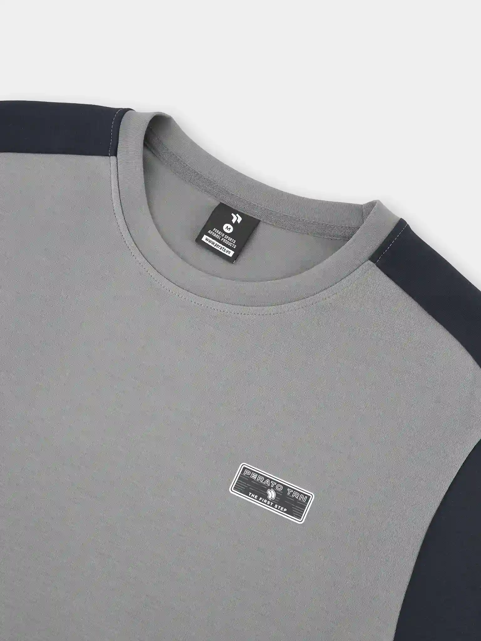 Set Bộ Nỉ Nam Cổ Tròn PERATO Phong Cách Training Can Phối TBNW5M043