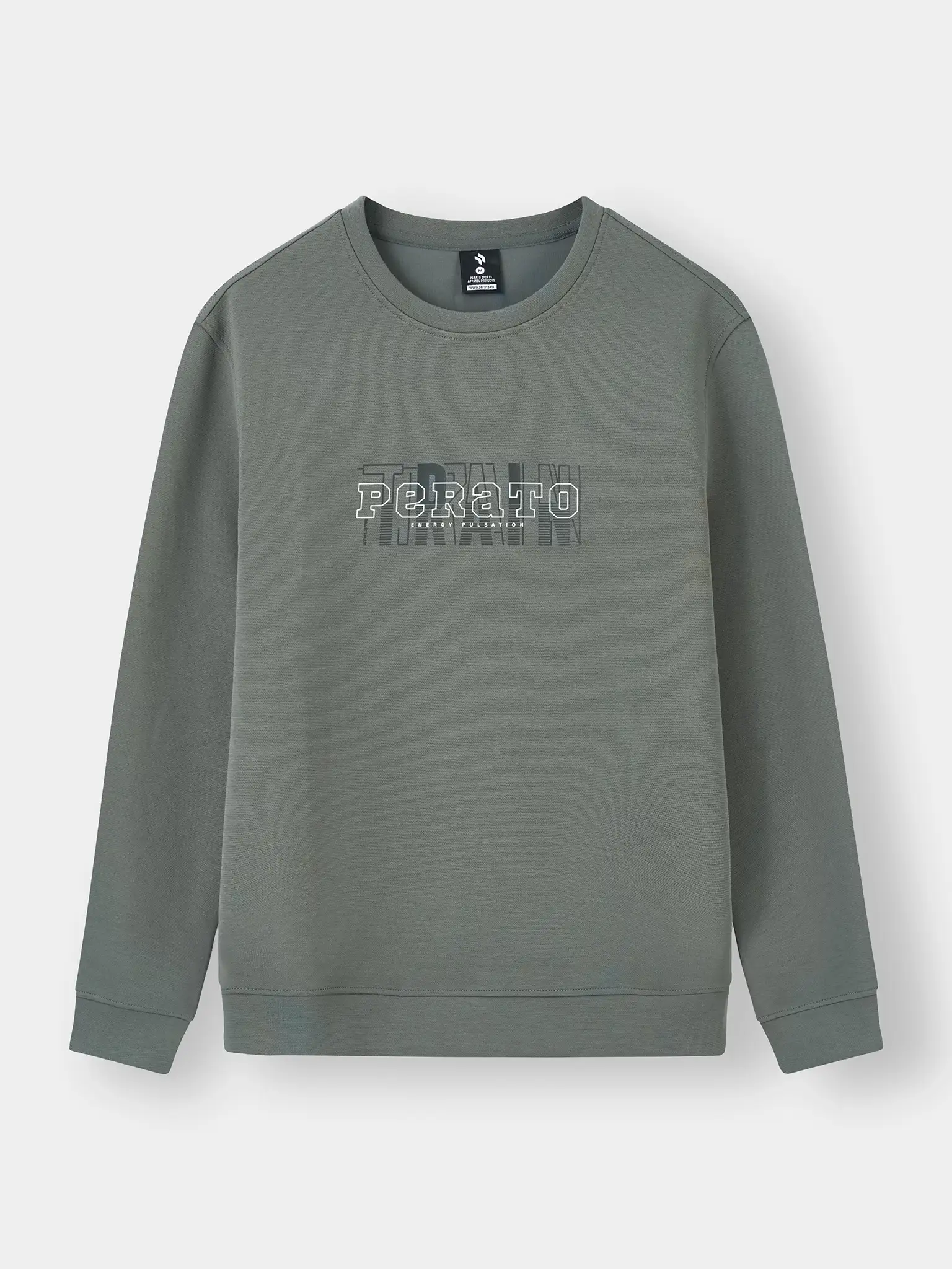 Áo Nỉ Nam PERATO Phong Cách Training Phom Regular T0ANW5M028