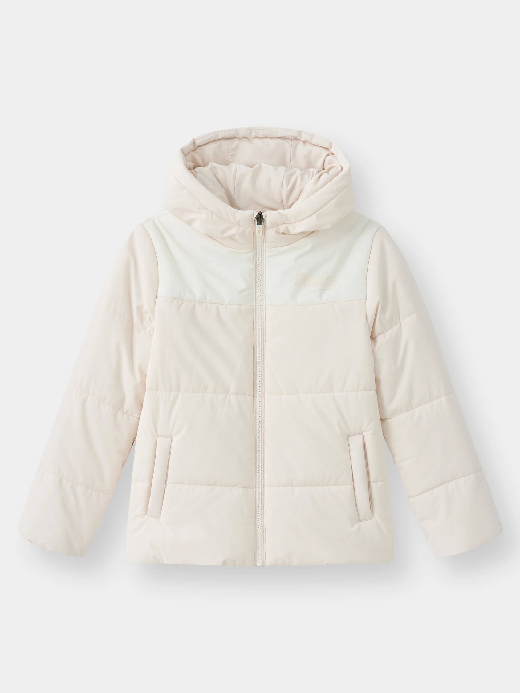 Áo Khoác Phao Bé Gái Chần Bông PERATO Can Phối L0CBW5G005